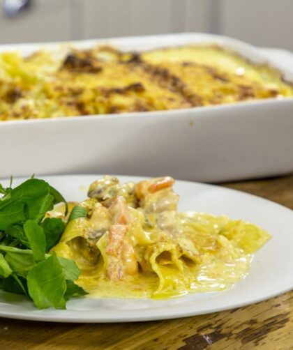 James Martin Seafood Lasagne