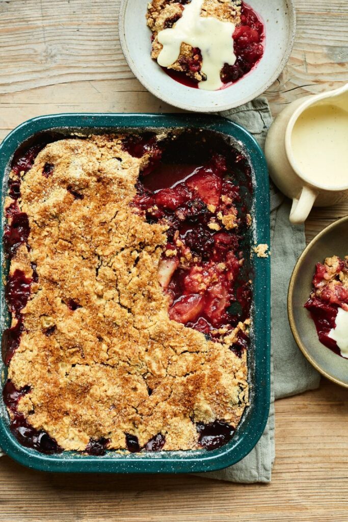 Mary Berry Apple And Blackberry Crumble