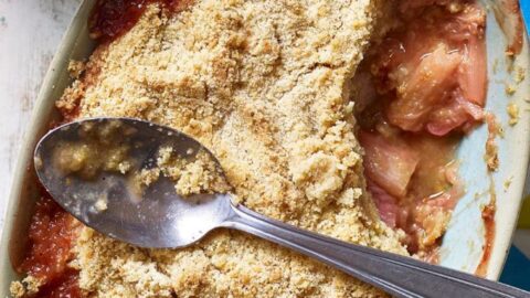 Mary Berry Rhubarb Crumble | British Chefs Table