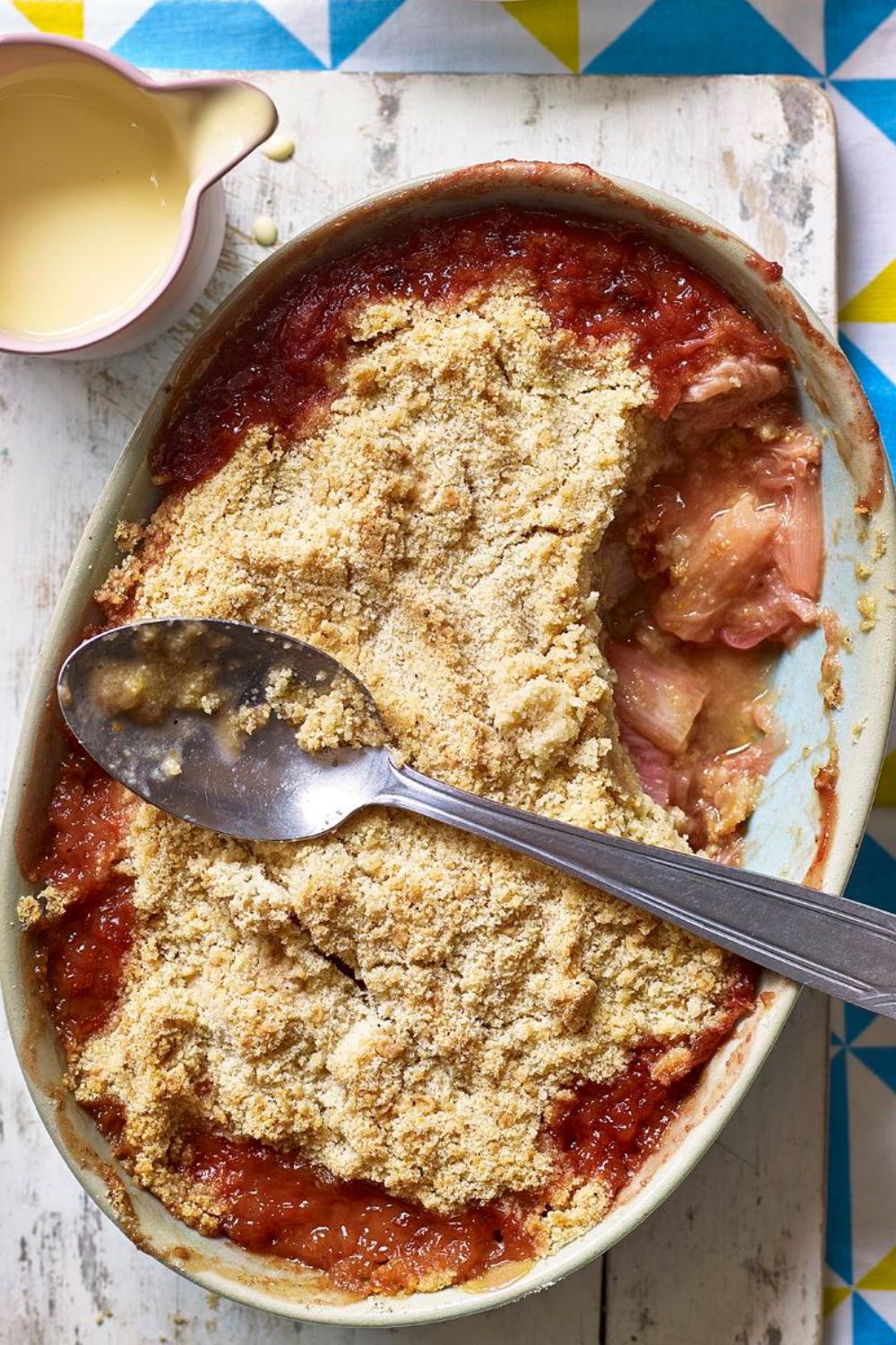 Mary Berry Rhubarb Crumble