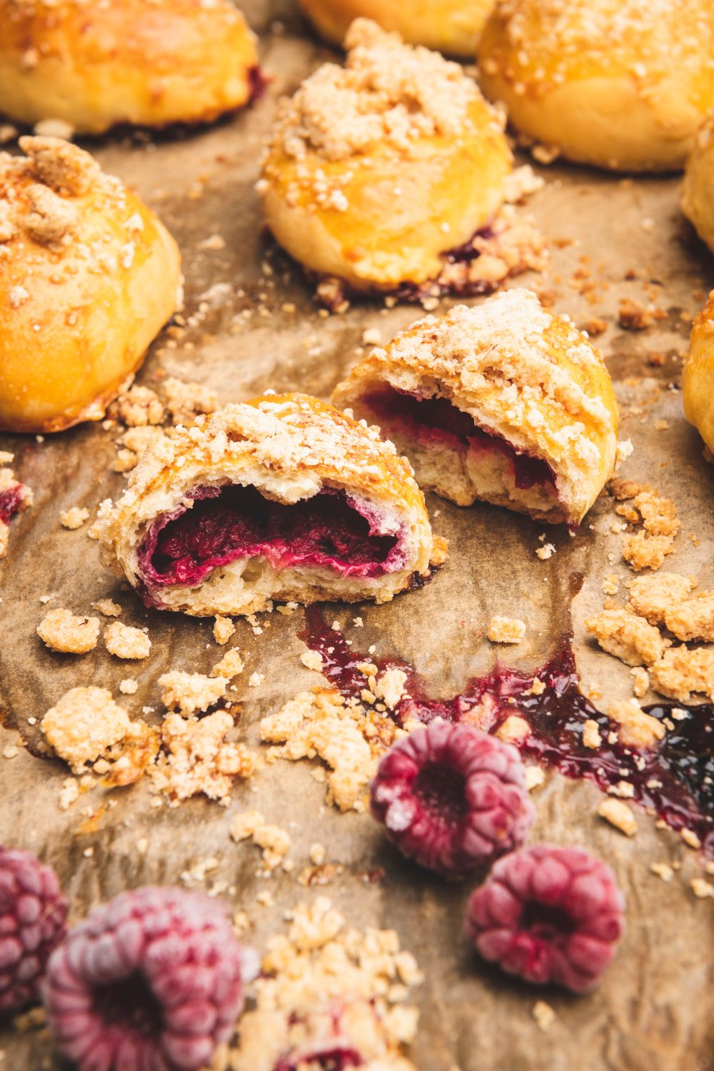 Mary Berry Raspberry Buns