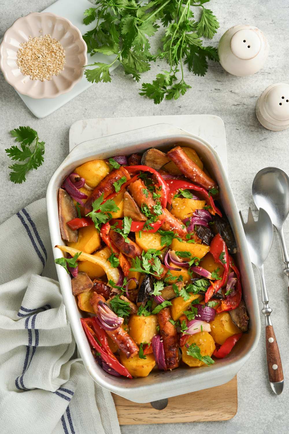 Mary Berry Sausage Tray Bake