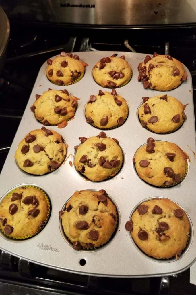 Mary Berry Banana And Chocolate Chip Muffins