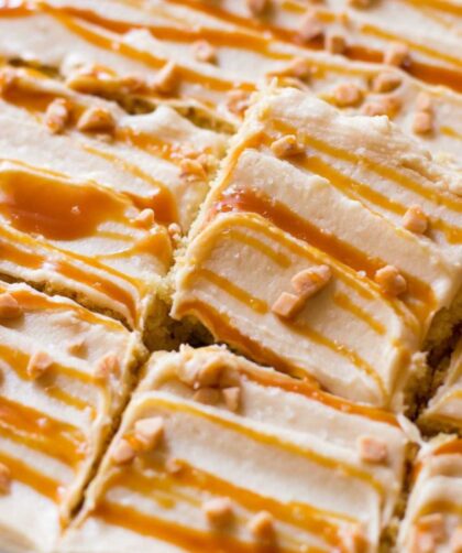 Mary Berry Salted Caramel Traybake