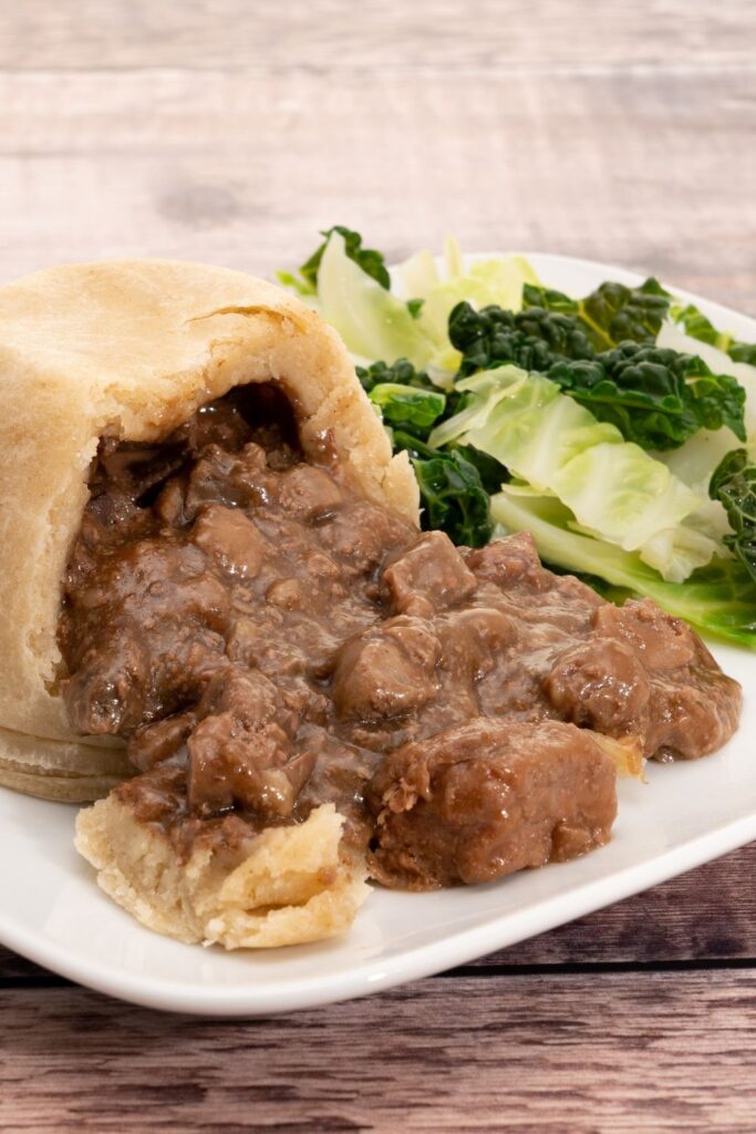 Slow Cooker Steak And Mushroom Pudding