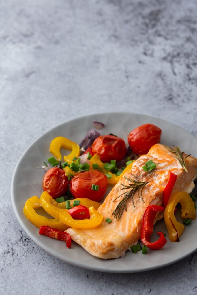 Hairy Bikers Salmon Tray Bake