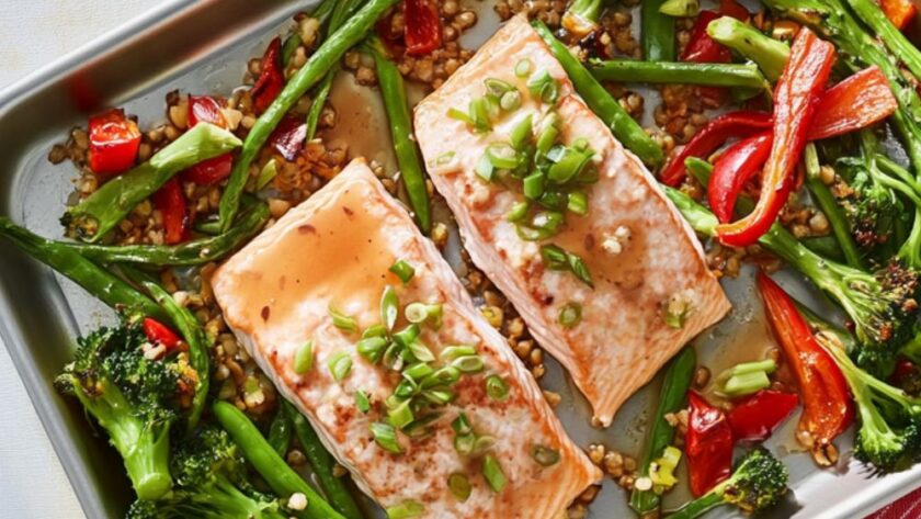 Hairy Bikers Salmon Tray Bake