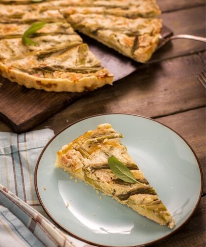 Delia Smith Salmon And Asparagus Quiche