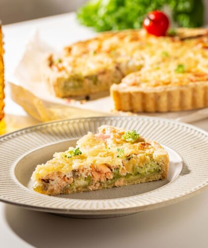 Delia Smith Salmon And Broccoli Quiche