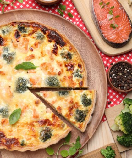 Delia Smith Salmon And Broccoli Quiche