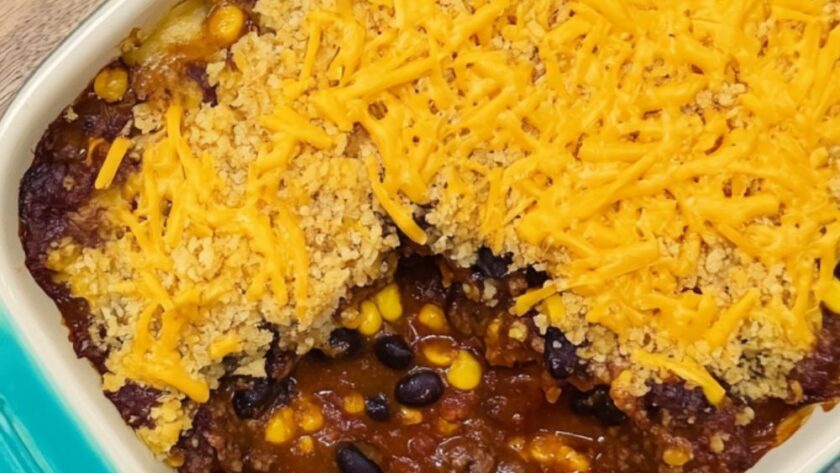 Hairy Bikers Chilli Beef Crumble Recipe