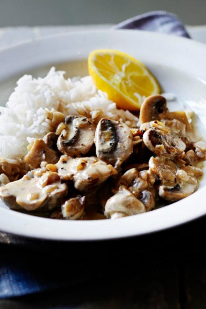 James Martin Mushroom Stroganoff