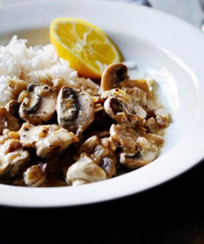 James Martin Mushroom Stroganoff