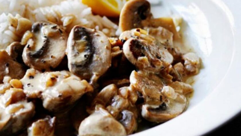 James Martin Mushroom Stroganoff