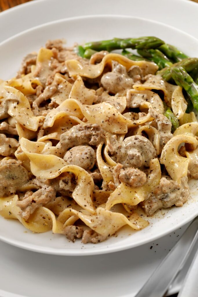 James Martin Mushroom Stroganoff