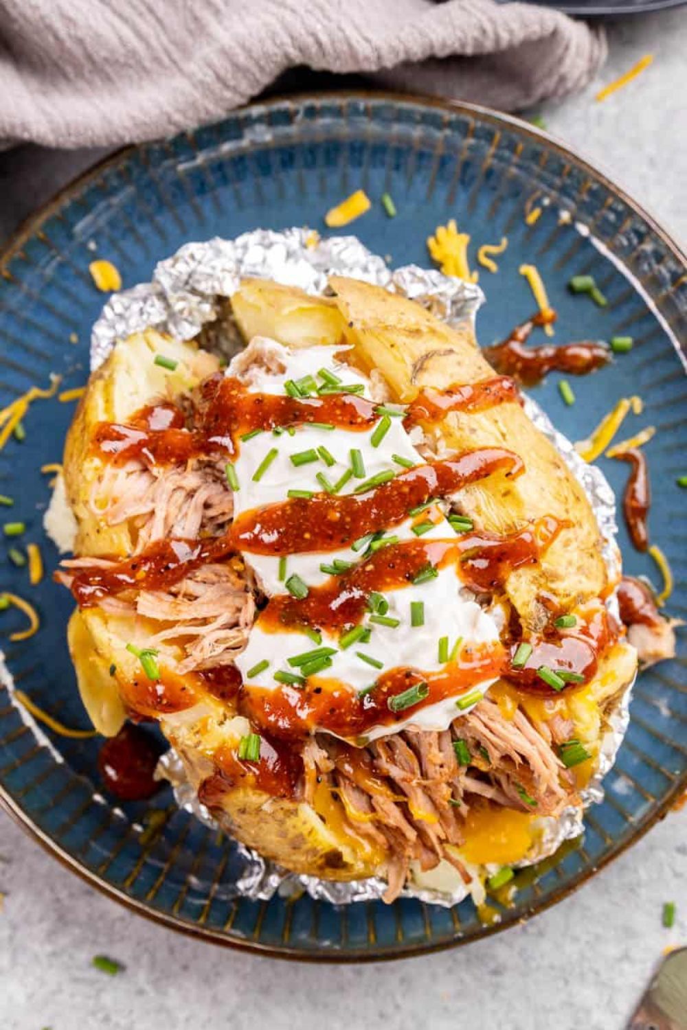 James Martin Pulled Pork Jacket Potatoes