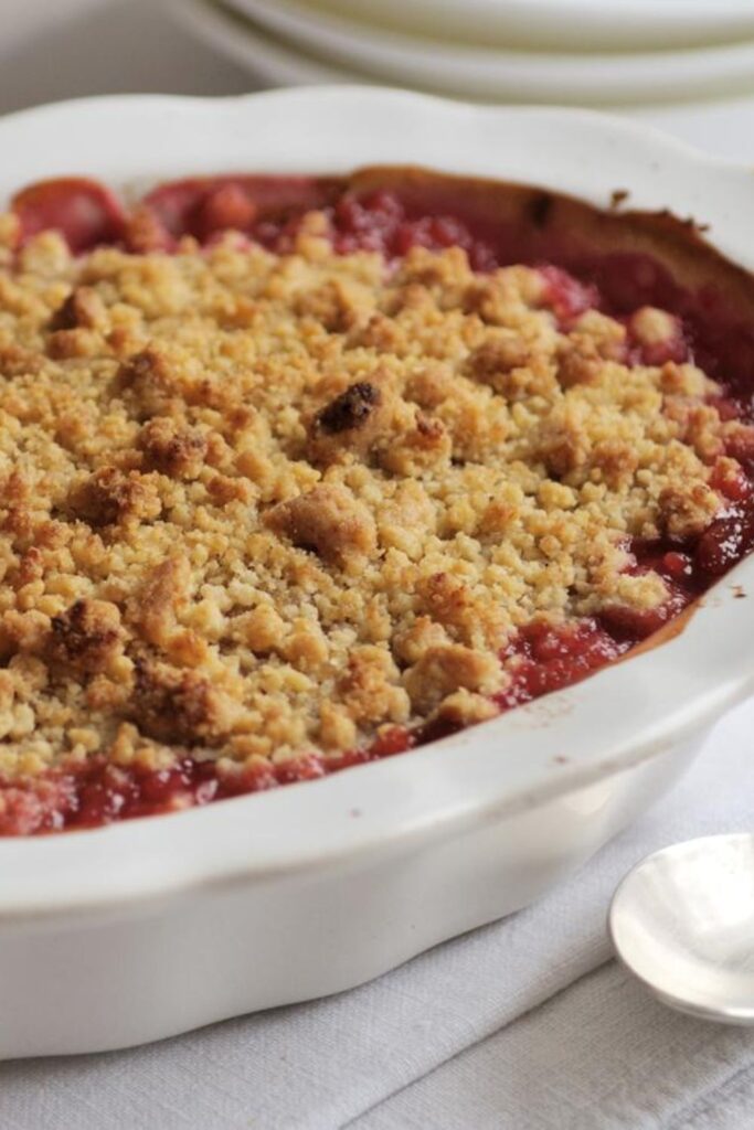 James Martin Rhubarb Crumble