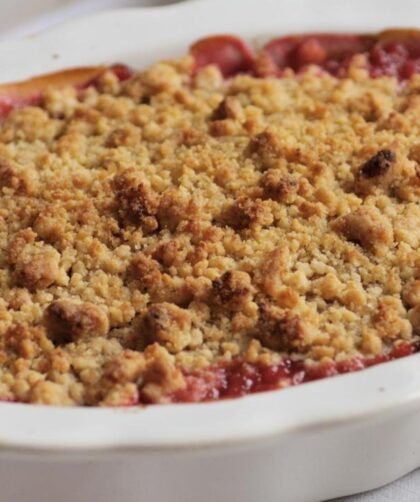 James Martin Rhubarb Crumble