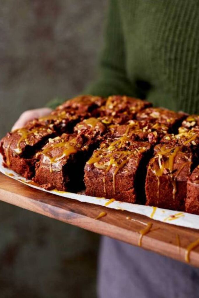 Mary Berry Salted Caramel Traybake