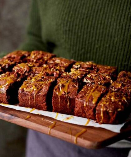 Mary Berry Salted Caramel Traybake