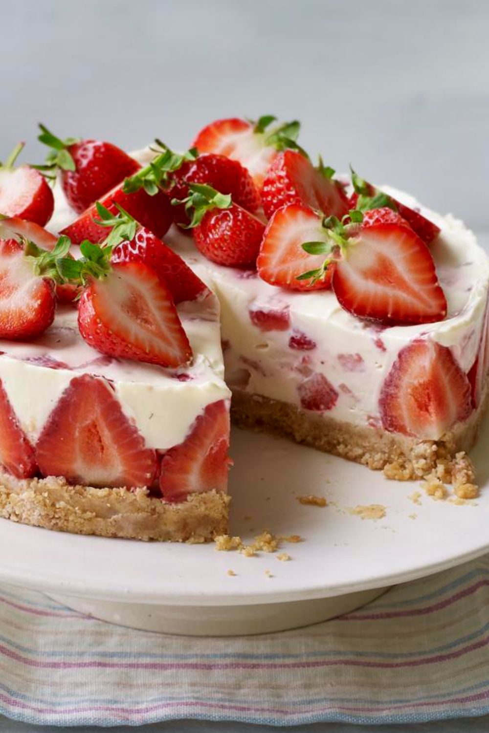 Mary Berry Strawberry Cheesecake