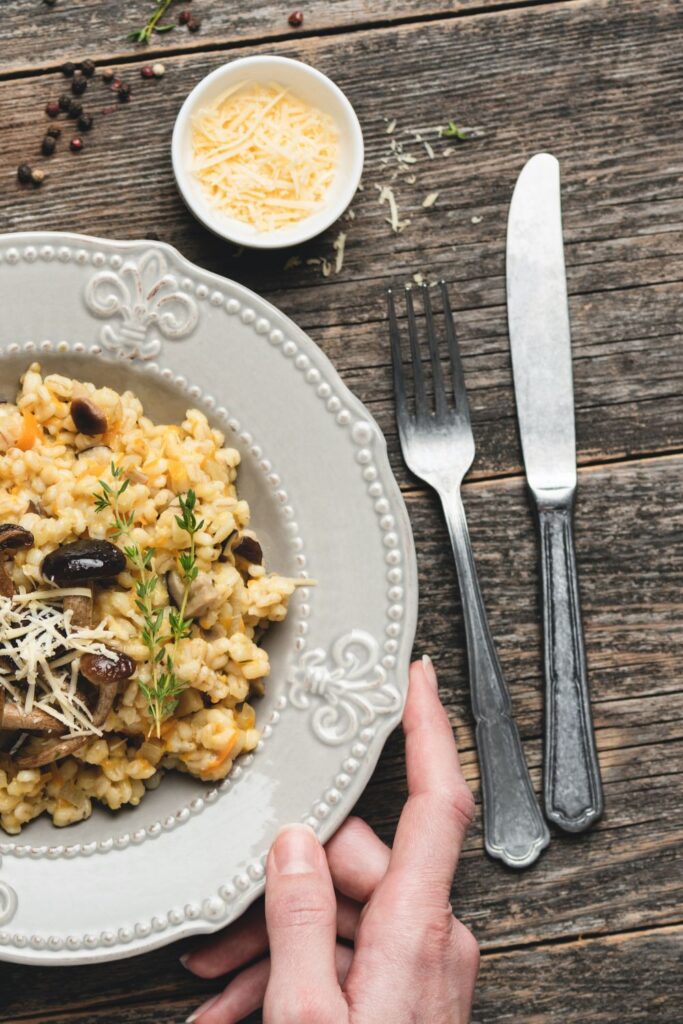 Hairy Bikers Risotto Carbonara