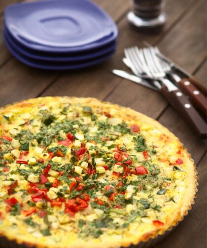 Mary Berry Vegetarian Quiche (It's Vegetarian)