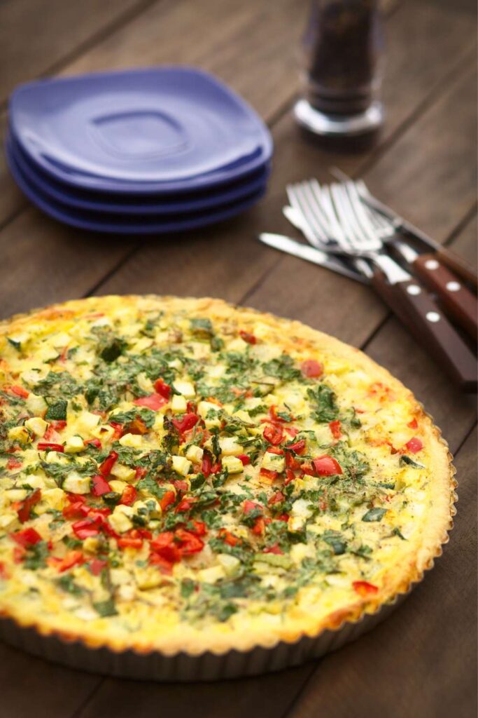 Mary Berry Vegetarian Quiche (It's Vegetarian)