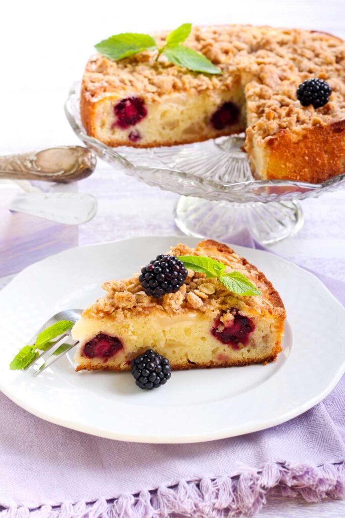Mary Berry Apple And Blackberry Cake 