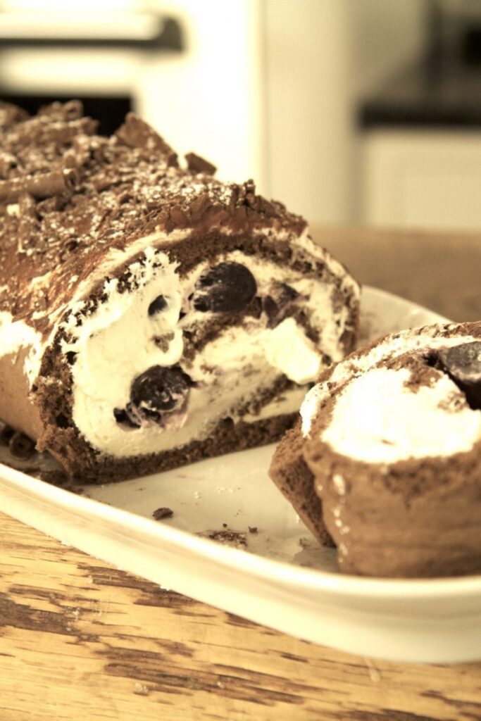 James Martin Black Forest Roulade