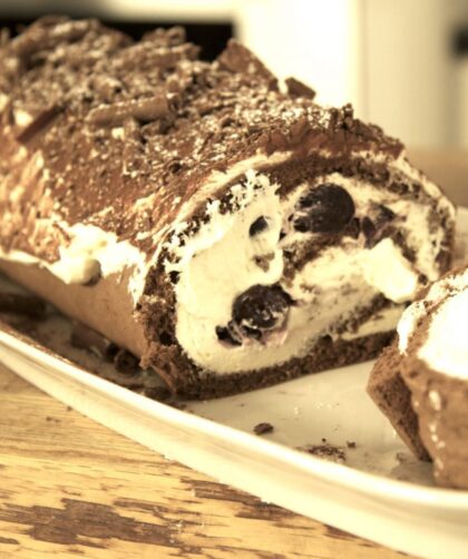 James Martin Black Forest Roulade