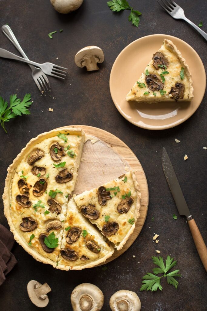 James Martin Mushroom Quiche