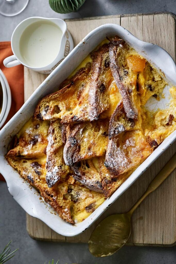 James Martin Panettone Bread And Butter Pudding