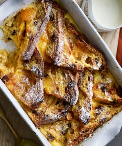 James Martin Panettone Bread And Butter Pudding