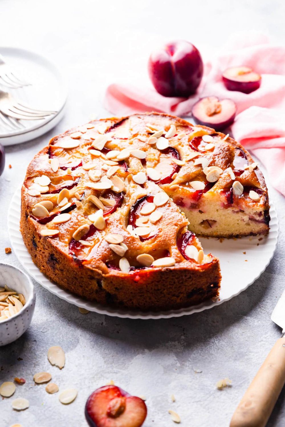 Mary Berry Plum And Almond Cake