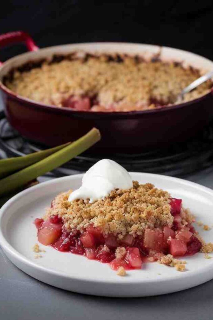 Mary Berry Rhubarb And Ginger Crumble