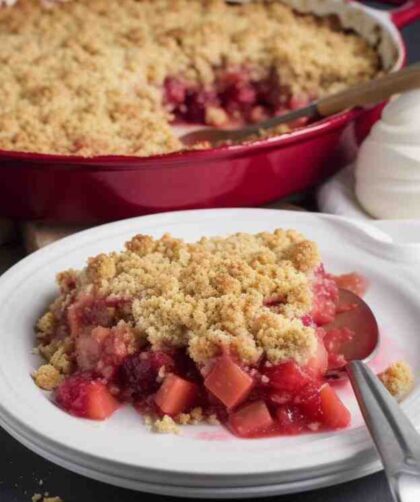 Mary Berry Rhubarb And Ginger Crumble