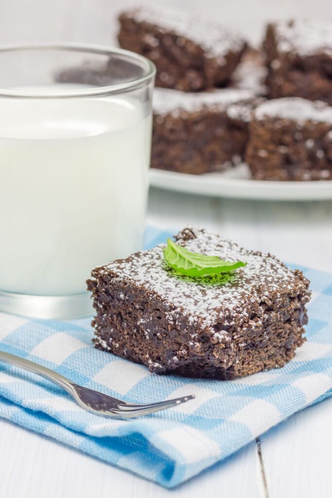 Nigella Snow Flecked Brownies