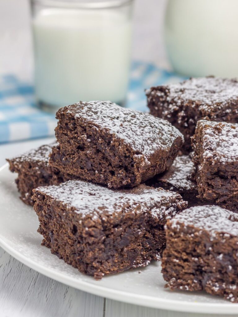 Nigella Snow Flecked Brownies