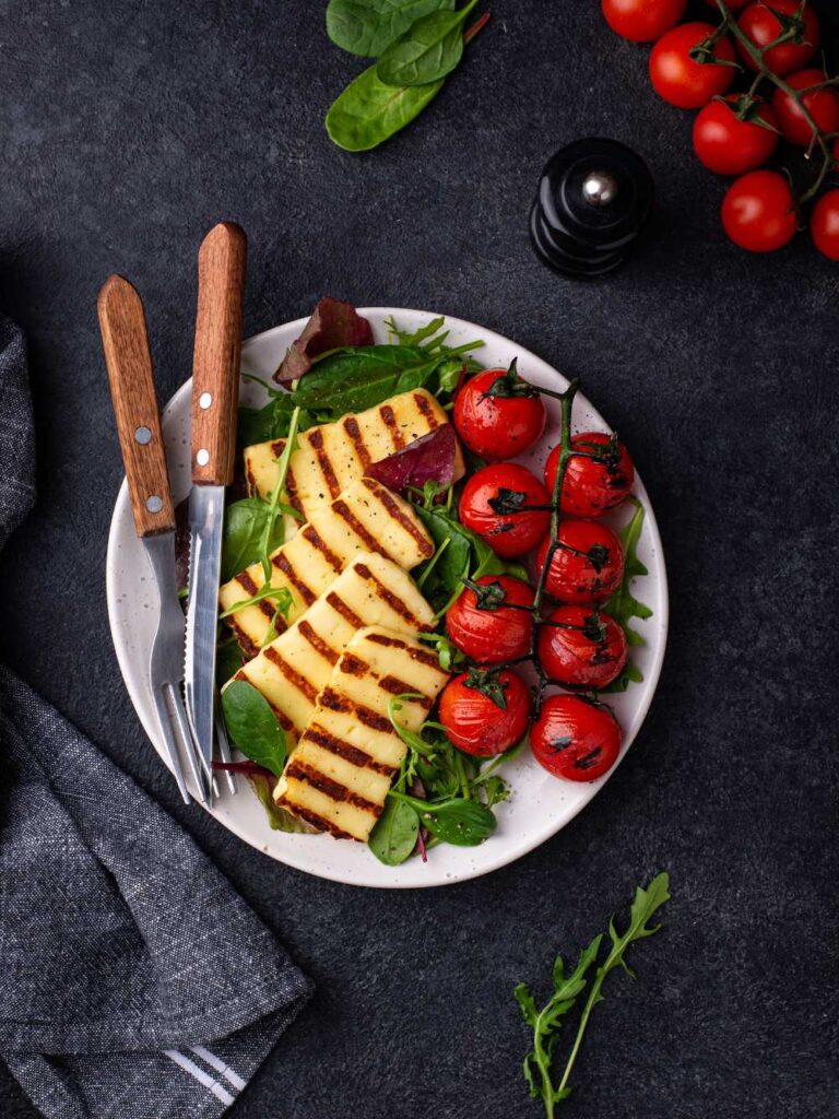 Hairy Bikers Halloumi Tray Bake