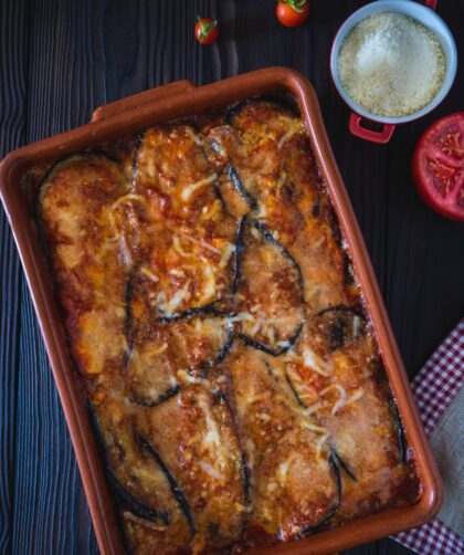 James Martin Aubergine Lasagne