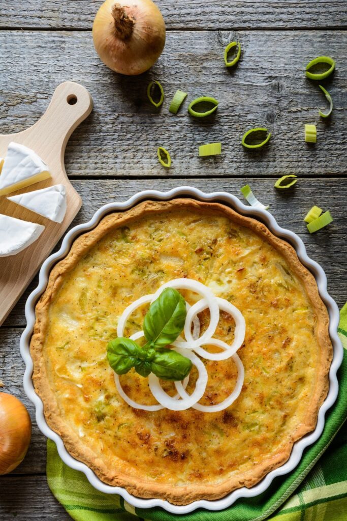 James Martin Cheese And Onion Quiche