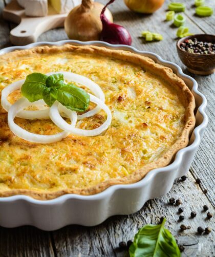 James Martin Cheese And Onion Quiche