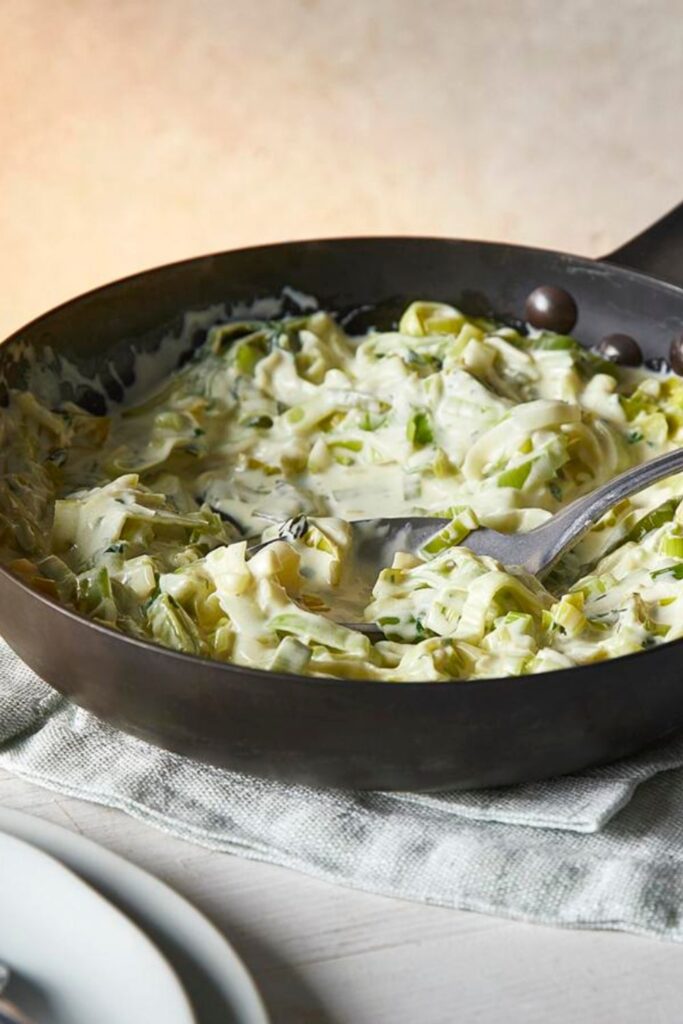 James Martin Creamed Leeks