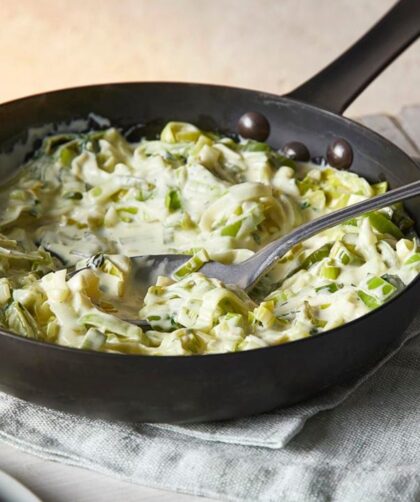 James Martin Creamed Leeks