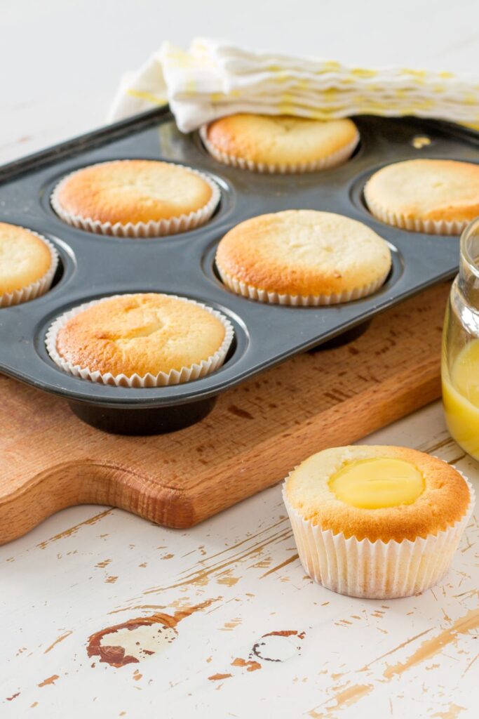 Mary Berry Lemon Curd Muffins