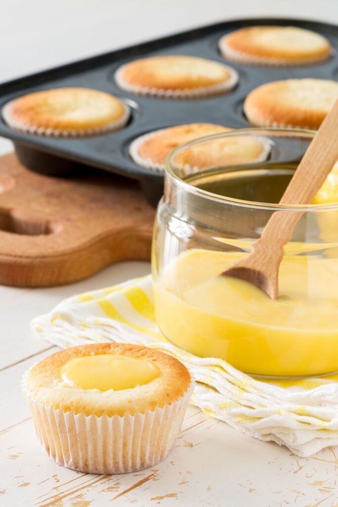 Mary Berry Lemon Curd Muffins