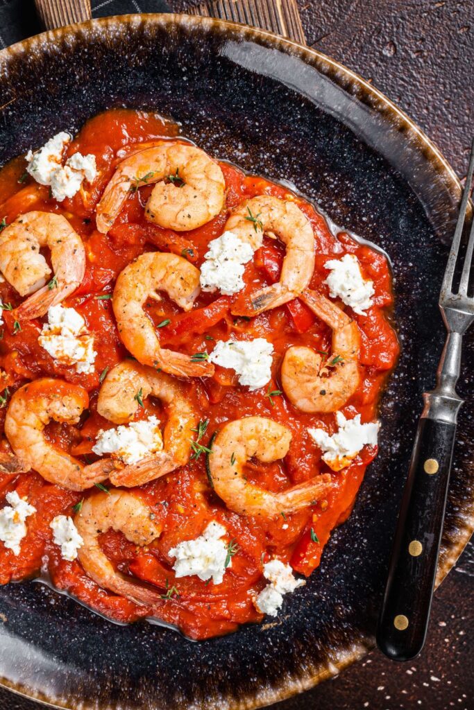 Rick Stein Prawn Saganaki