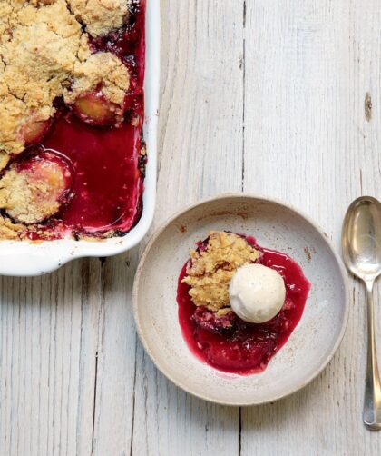 Mary Berry Plum Crumble