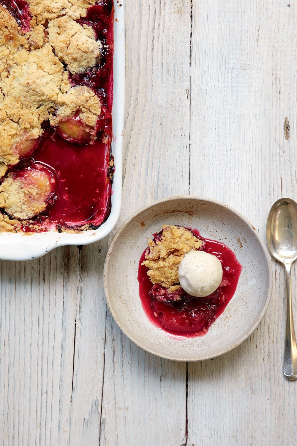 Mary Berry Plum Crumble